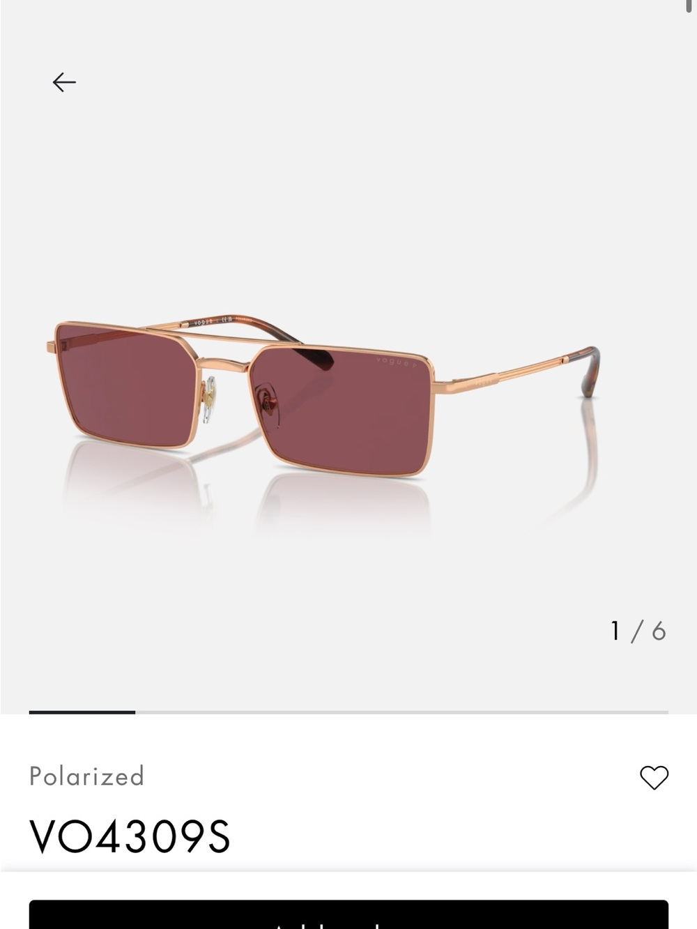 Gigi hadid for vogue sunglasses. Worn once